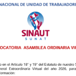 CONVOCATORIA ASAMBLEA ORDINARIA VIRTUAL